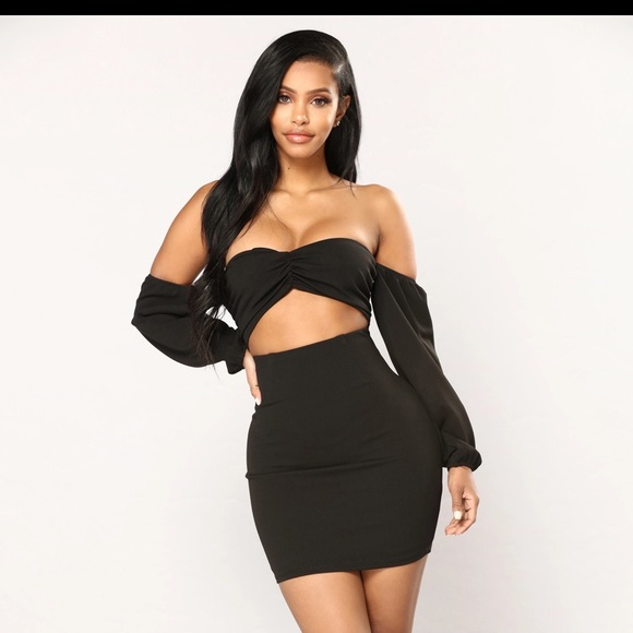 Fashion Nova Dresses & Skirts - Fashion Nova Say my name off the shoulder dress